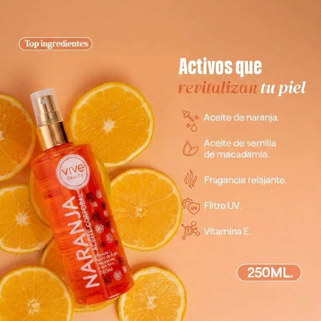 Aceite Corporal Vive Beauty 250 Ml - Imagen 2